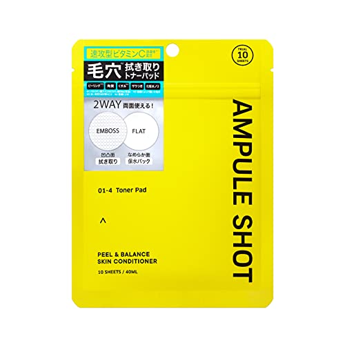 アンプルショット ピール＆バランス スキンコンディショナー トナーパッド（トライアル）