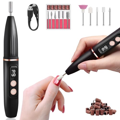 電動ネイルマシン 2025新登? 爪磨き ネイルマシン 1台で多用途 20000RPM 高速回転 ネイルマシーン 甘皮..