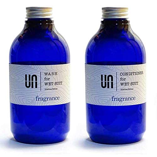 ウェットシャンプーとコンディショナーのお得なセット・汚れ、嫌な匂いを徹底的に取り除き、除菌効果とUNの香りをウェットスーツに与えます。・しっかりと柔軟効果を与え、劣化を防ぐ酸化防止効果と保湿成分でウェットスーツのコンディションを保ちます。商品の説明 ウェットシャンプーとコンディショナーのお得なセット 使用方法 ウェットスーツを濡らし、シャンプーを塗り、泡立てて洗い流し、コンディショナーを塗り、数分間置いてから洗い流す。