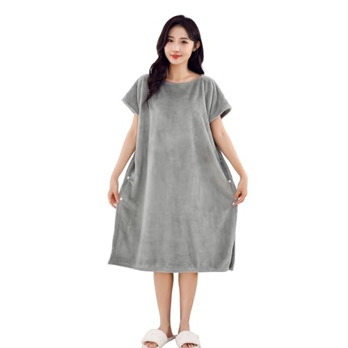 GINUMWA 着るタオル レディース ラップタオル マイクロファイバー バスタオル 大人用 吸水速乾 湯冷め防止 子育てママ お風呂上り バス