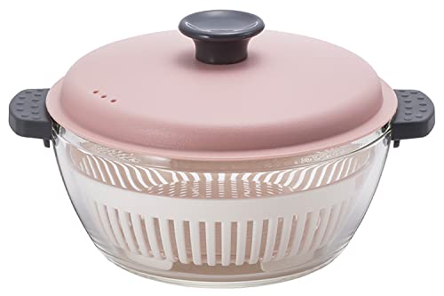 ベストコ 電子レンジ調理 オーブン調理 耐熱ガラス 鍋 1.5L ピンク LLG485 ロック&ロック
