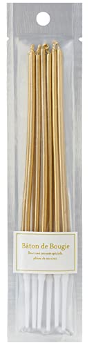 クスコ MTスティックキャンドル 6本入 ゴールド ろうそく キャンドル 誕生日 パーティー