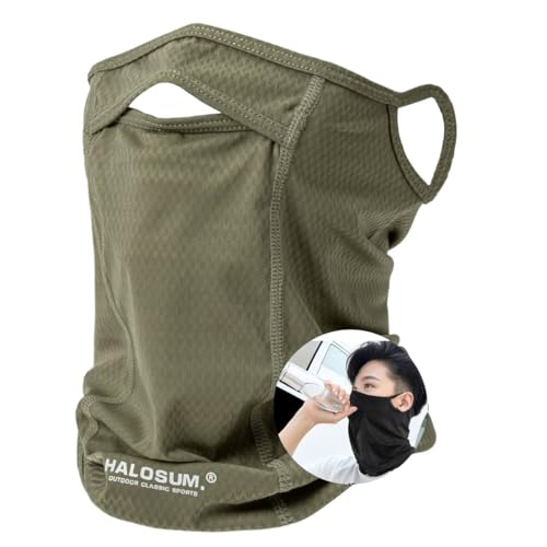 BOOMFLY フェイスカバー 日焼け防止 メンズ レディ一ス uv カット 夏 耳かけ 息苦しくない ネックウォ..