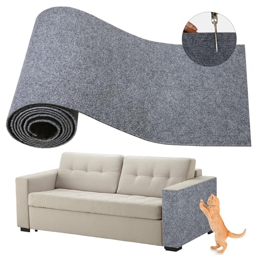 GLOLIT 猫用爪とぎ 猫 爪研ぎ マット 爪研ぎシート DIY自由な組み立て、カット可能な粘着式猫ソファプロテクター、 猫のツリースタンドの
