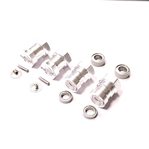 King Fly OPパーツ アルミ 12mm 六角 アダプター/ロックハブ タミヤ CW-01 ランチボックス/モンスター..