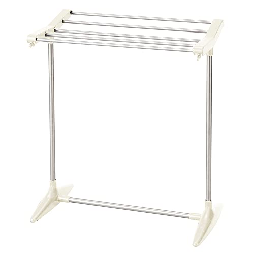 ベストコ ステンレス タオル掛け タオルスタンド 幅51.5×奥行30×高さ59.5cm ライトグレー NY-280の商品画像