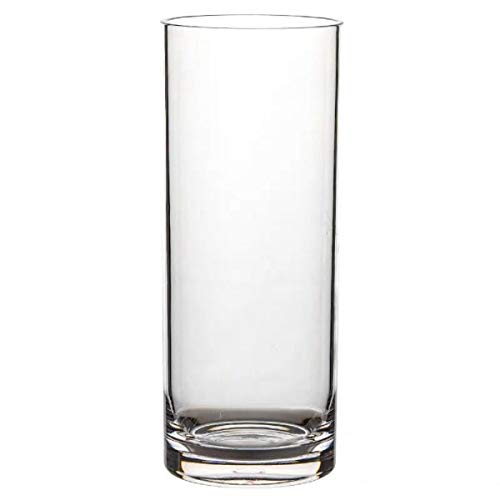 ガラスの花瓶 透明 花器 フラワーベース 30cm ガラスベース ガラスボトル アレンジ インテリア 水栽培 ..