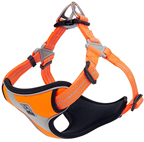 cocomall 負担軽減犬用ハーネス 犬用胴輪 ドッグ ペット用品 お出かけハーネス 3M反射材料 訓練 ナイロ..