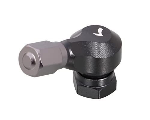 キタコKITACO アルミエアーバルブ タイプ3 ブラックボディ/チタンキャップ 汎用 509-5000390