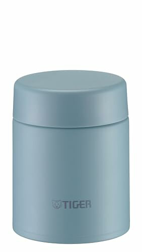 Rakuten - パッキン一体型モデルタイガー 魔法瓶 真空 断熱 フードジャー 400ml 保温 弁当箱 食器洗い乾燥機対応 広口 まる底 クラウドブルー MK