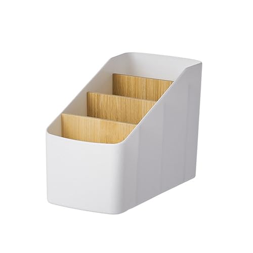 LOYELEY 収納ボックス リモコンスタンド リモコンラック 小物入れ ペン立て 仕切り板取り外し可能 分格..