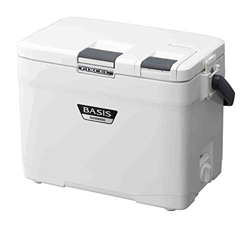 Rakuten - シマノSHIMANO クーラーボックス 小型 12L フィクセル ベイシス 120UF-012N 釣り用 ピュアホワイト