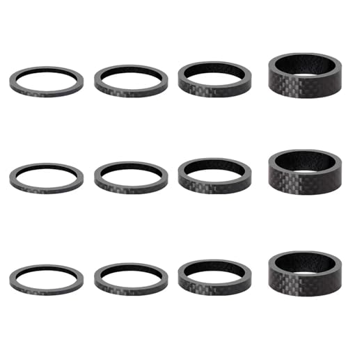Azarxis ヘッドセットスペーサー 28.6mm ステムスペーサー 自転車 コラムスペーサー ワッシャー 2mm 3mm 5mm 10mm