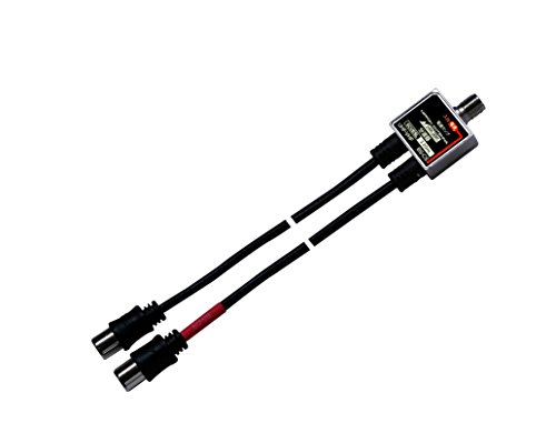 日本アンテナ ケーブル付分波器 テレビ用 4K8K対応 地デジ/CS・BS分波用 2Cケーブル30cm付 SCUESL20