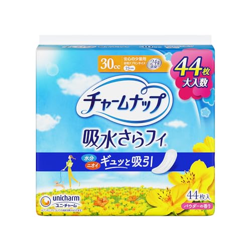 チャームナップ ジャンボパック 吸水さらフィ 少量用 羽なし 30cc 23cm 44コ入尿 吸収ナプキン 尿もれ..