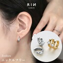 ピアス 18k 18金 フープピアス フープ 金属アレルギー つけっぱなし レディース キャッチなし セカンドピアス リングピアス ワンタッチピアス シンプル ...