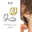 ピアス 金属アレルギー フープ 18kコーティング つけっぱなし キャッチレス フープピアス リングピアス シンプル レディース ニッケルフリー セカンドピアス...