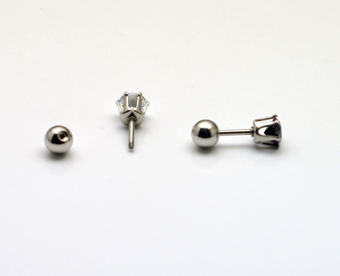 【送料無料】316Lステンレス メンズ ピアス ネッジ メンズ レディース ユニセックス シンプル シルバー ブラック オシャレ 2