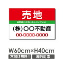 【お得なクーポン配布中】【名入れ対応】プレート看板「売地」看板 W60cm×H40cm 売物件 売り物件 看板 おしゃれ シンプル 作成 売地 売宅地 売り家 ...