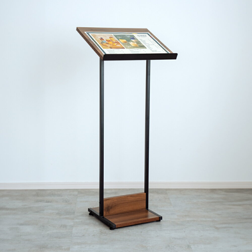 ＼クーポン配布中♪／斜めタイプ 木製 メニュースタンド 看板 A3サイズ 立て看板 順番待ち記名台 メニュースタンド 横置き磁石止め マルチメディアスタンド メニュースタンド 屋外 tmsx-110