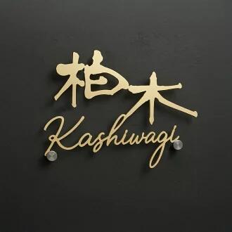 ＼表札 ステンレス おしゃれ 戸建て 漢字＋英字 アイアン 住宅 オシャレ 北欧 文字...