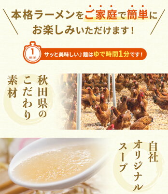 林泉堂 楽天市場店 林泉堂 りんせんどう / ゆうパケット / 秋田比内地鶏ラーメン 5食 生麺・スープ付 トッピング無 / 塩ラーメン 塩味 / 生麺 具無し 具なし 送料無料 画像3