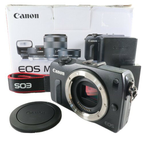 【中古】 CANON EOS M ボディ ブラック ミラーレス一眼カメラ キャノン カメラ デジタルカメラ k2406