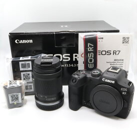 【ワンダフルデー!全商品P2倍】【中古】《ほぼ新品》 CANON EOS R7 RF-S 18-150 IS STM レンズキット キヤノン キャノン ミラーレス一眼カメラ k3120