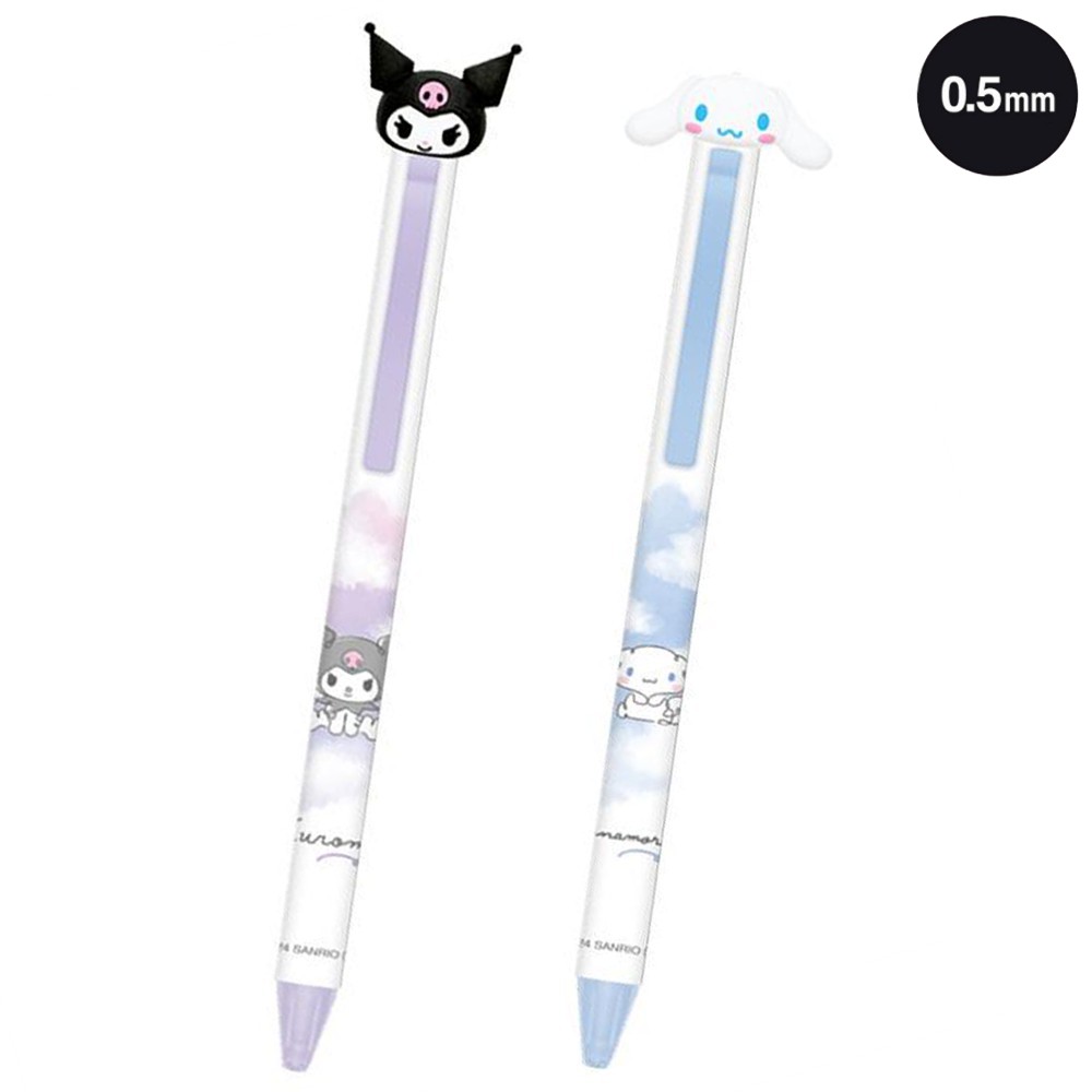 【決算SALE50人に1人全額還元 全品P2倍】 サンリオ クロミ シナモロール マスコットボールペン 0.5mm ボールペン 黒 マスコット ペン 文房具 筆記用具 キャラクター グッズ かわいい