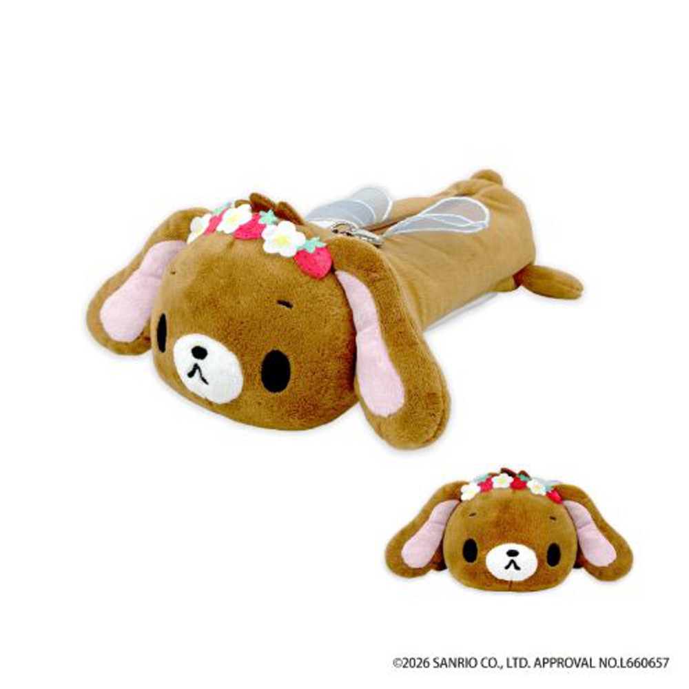 サンリオ シュガーバニーズ もふもふペンポーチ ぬいぐるみペンケース ペンポーチ 筆箱 ペン入 キャラクター サンリオ しろうさ くろうさ rinsmile--10002908 りんすまいる 楽天市場店 サンプル画像3