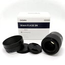 【決算SALE50人に1人全額還元+全品P2倍】【中古】 《新品級》 単焦点レンズ SIGMA 30mm F1.4 DC DN Contemporary son...