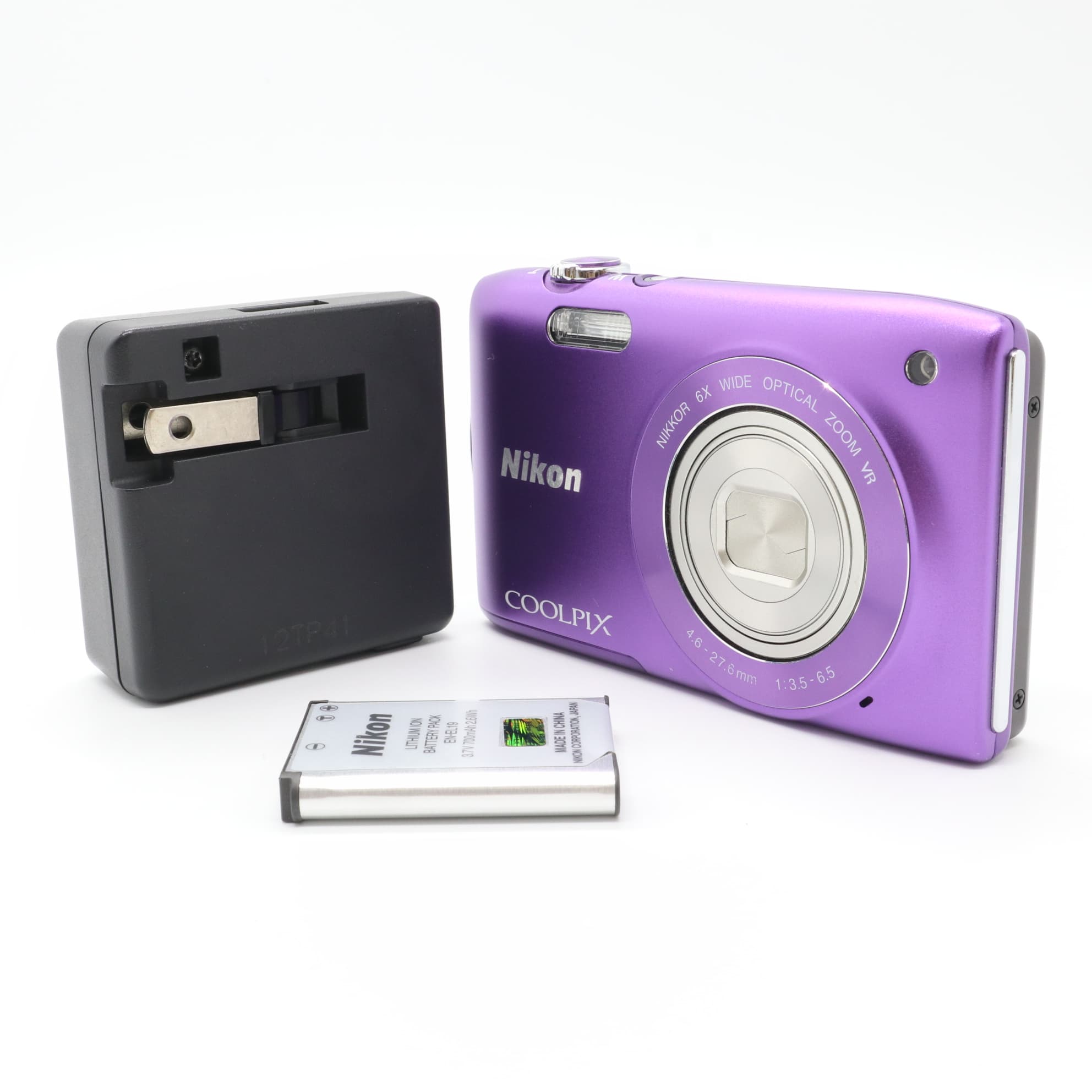 【中古】 《訳あり》 コンパクトカメラ NIKON COOLPIX S3300 パープル ニコン k ...