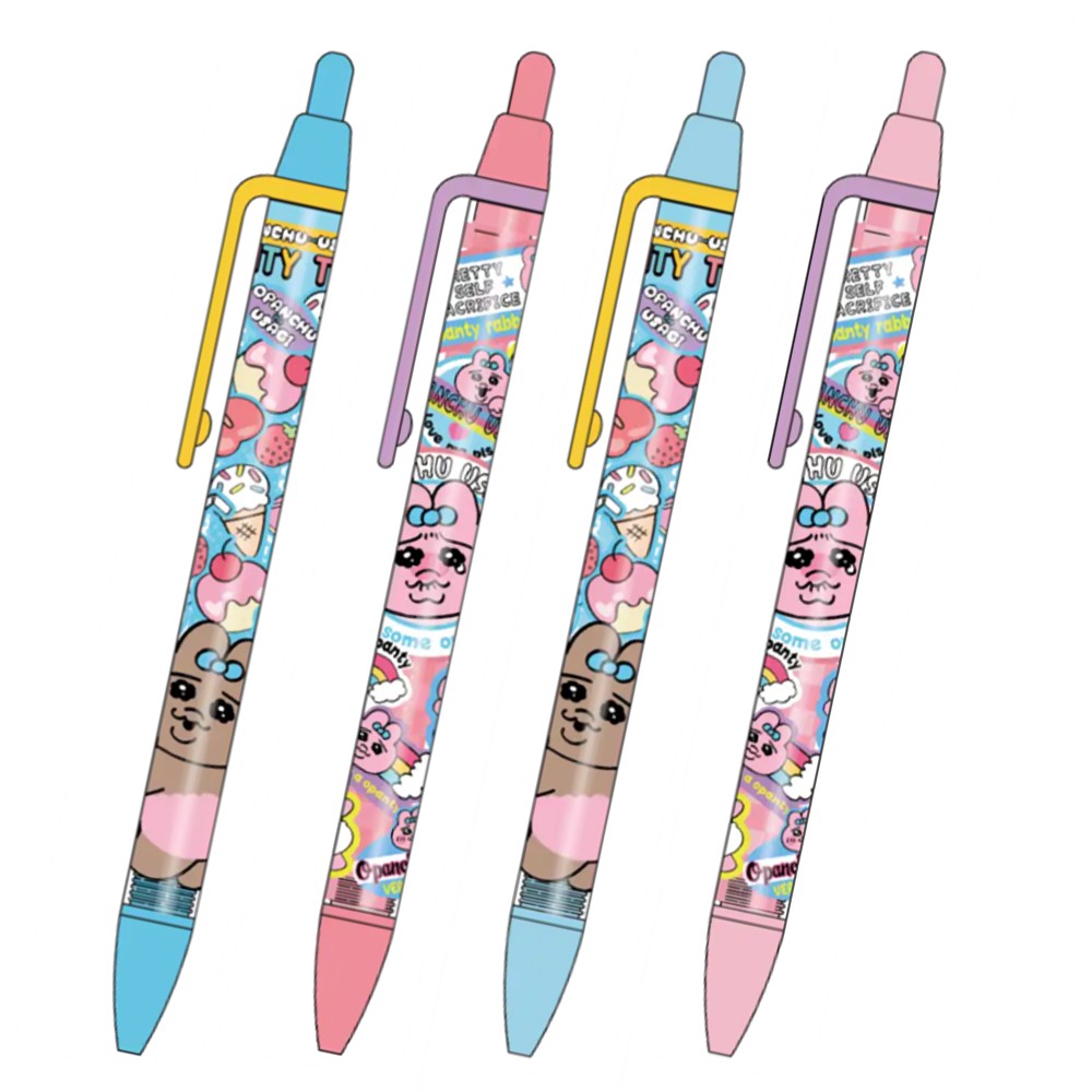【4/30まで 決算SALE50人に1人全額還元】 おぱんちゅうさぎ ボールペン 0.7mm シャー ...