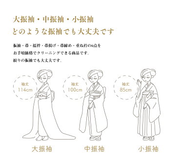 着物クリーニングしみ抜き付 振袖着物クリーニング6点（振袖着物6点セットクリーニング）＋5年間保証の無酸素ふんわりパック（着物真空パック）＋（振袖着物クリーニング・振り袖着物クリーニング）