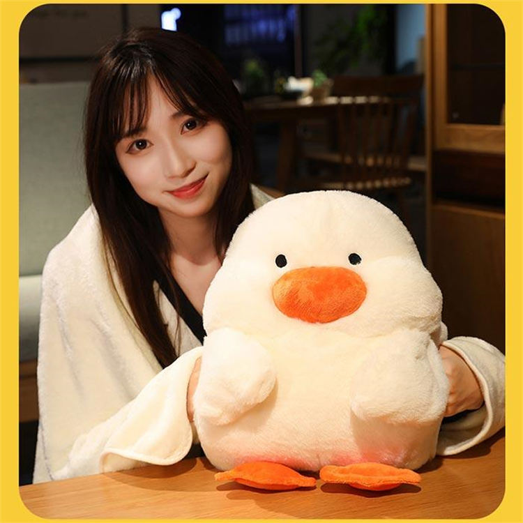 ハンドウォーマー 抱き枕 ブランケット ぬいぐるみ ダック 暖かい 昼寝 クッション インテリア かわいい 誕生日プレゼント かわいい 癒し クリスマス お祝い 誕生日ギフト おしゃれ クッション インテリア 子供 プレゼント