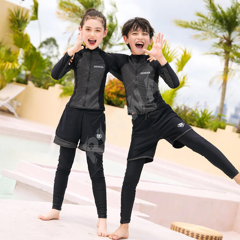 キッズ 水着 男の子 トランクス 子供水着 女の子 こども 子供用 セパレート 3点セ...