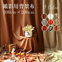 【送料無料】背景シート 無地 撮影用背景布 200×300cm 背景布 布背景 スタジオ背景 スクリーンシート バックシート 撮影背景 撮影スタンド 大型全身撮影 背景用スタンド 写真撮影 商品撮影 人物撮影 写真 クリスマス 布背景 北欧風 パーティー 結婚式 背景シート