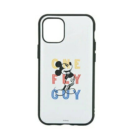 Rakuten - ディズニー、ディズニー・ピクサーキャラクター IIIIfit iPhone12mini対応ケース DN-748A ミッキーマウスWH 耐衝撃ケース 持ちやすい グリップ ラウンドケース Disneyキャラクター