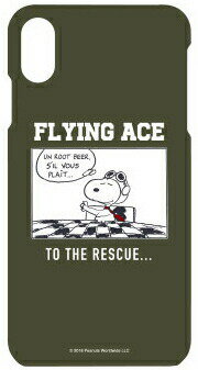 乐天商城 - 送料無料 ピーナッツ iPhoneXSMAX 対応 ハードケース SNG-308B フライング・エース PEANUTS