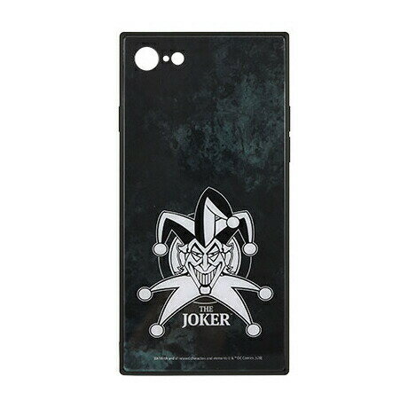乐天商城 - 【時間限定クーポン配布中】送料無料 BATMAN iPhoneSE(第2世代) iPhone8 iPhone7 対応 スクエアガラスケース BTM-84C JOKER