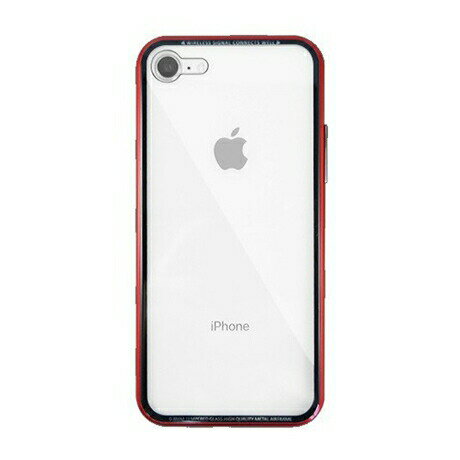 Rakuten - 送料無料 iPhoneSE(第2世代) iPhone8 iPhone7 対応 耐衝撃カバー Sixblock i8-SB03 RED