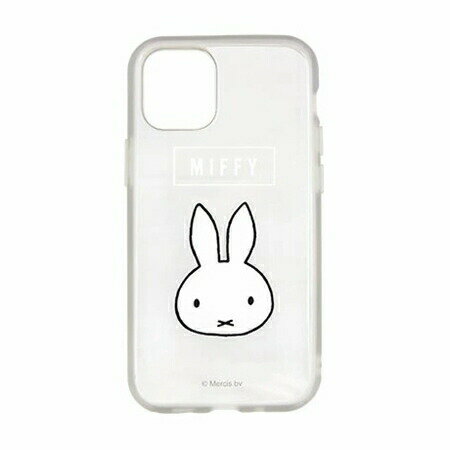 乐天商城 - 送料無料 ミッフィー IIIIfit Clear iPhone12mini対応ケース MF-108BK フェイス 耐衝撃ケース クリアケース 透明ケース 持ちやすい グリップ ラウンド miffy