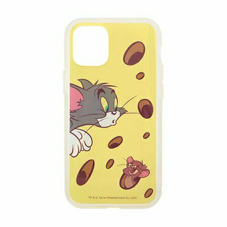 Rakuten - 送料無料 トムとジェリー IIIIfit Clear iPhone12mini対応ケース TMJ-83A チーズ 耐衝撃ケース クリアケース 透明ケース 持ちやすい グリップ ラウンドトム&ジェリー
