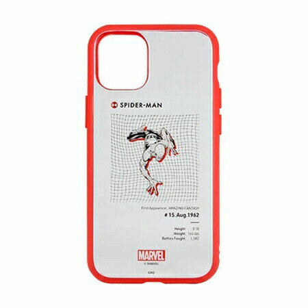 乐天商城 - マーベル IIIIfit Clear iPhone12mini対応ケース MV-162B スパイダーマン 耐衝撃ケース クリアケース 透明ケース 持ちやすい グリップ ラウンド MARVEL