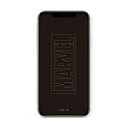 MARVEL iPhone12 mini対応 ガラススクリーンプロテクター MV-166A ロゴ