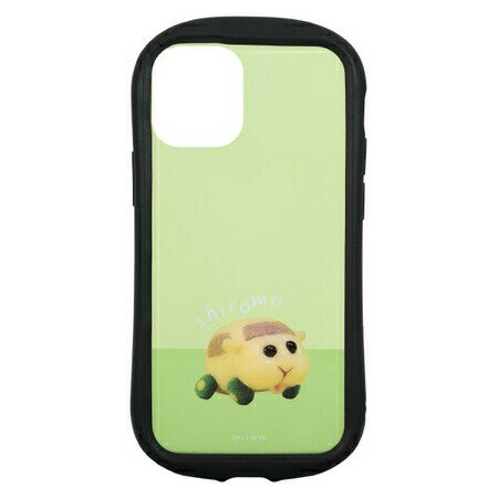 무료 배송 PUI PUI 모르카 - iPhone12mini 대응 하이브리드 클리어 케이스 BPMC-01B 실로모 clear 케이스 투명 케이스 내충격 케이스
