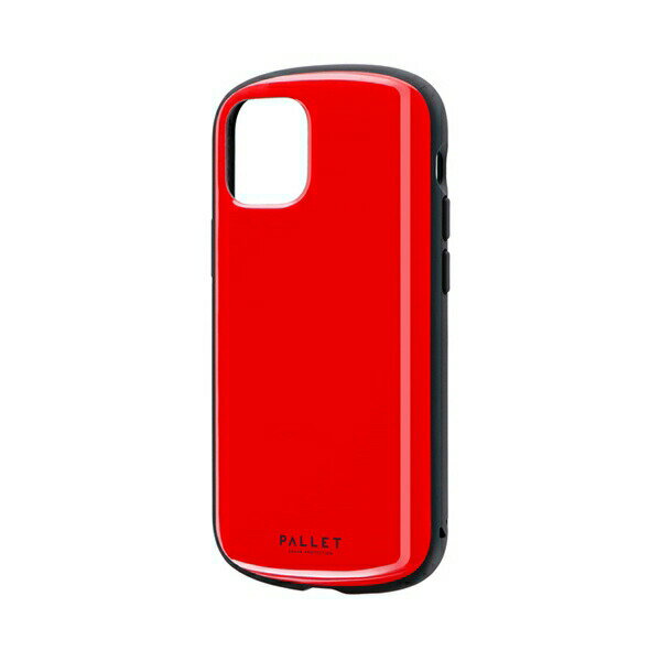 Rakuten - iPhone12mini 超軽量・極薄・耐衝撃ハイブリッドケース「PALLET AIR」 LP-IS20PLARD レッド
