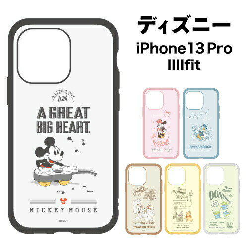 送料無料 ディズニーキャラクター、ピクサーキャラクター IIIIfit iPhone13Pro対応...