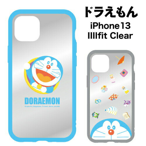 送料無料 ドラえもん IIIIfit Clear iPhone13対応ケース DR-88