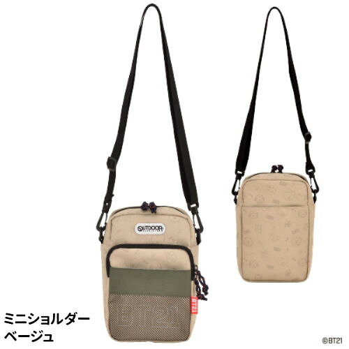 送料無料 BT21 ミニショルダー スリングバッグ (OUTDOOR)